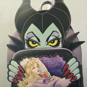 Disney Maleficent Backpack in Black and Purple